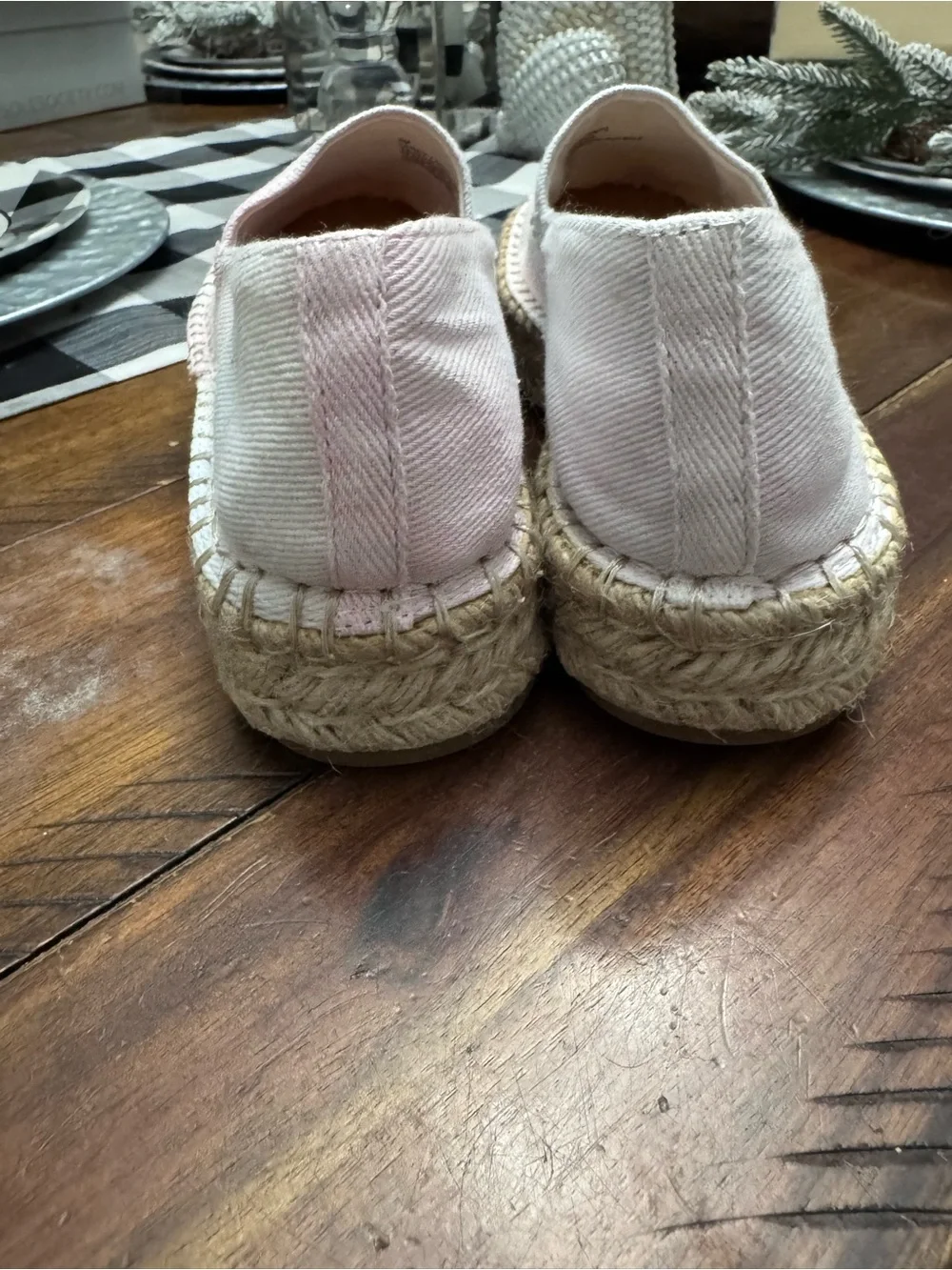 Women’s Canvas Tie-Dye Espadrille Slip-On Flats in 7 NWOT